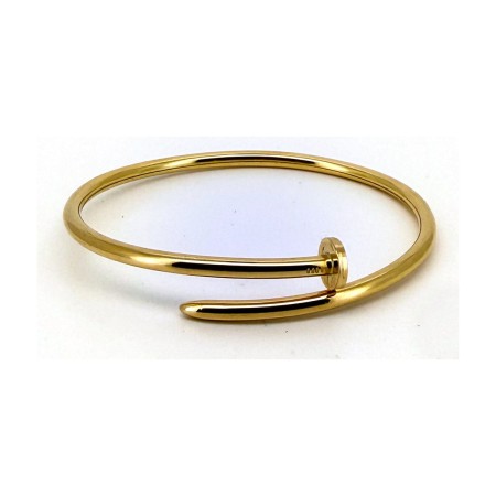 Pulsera clavo de oro 18k